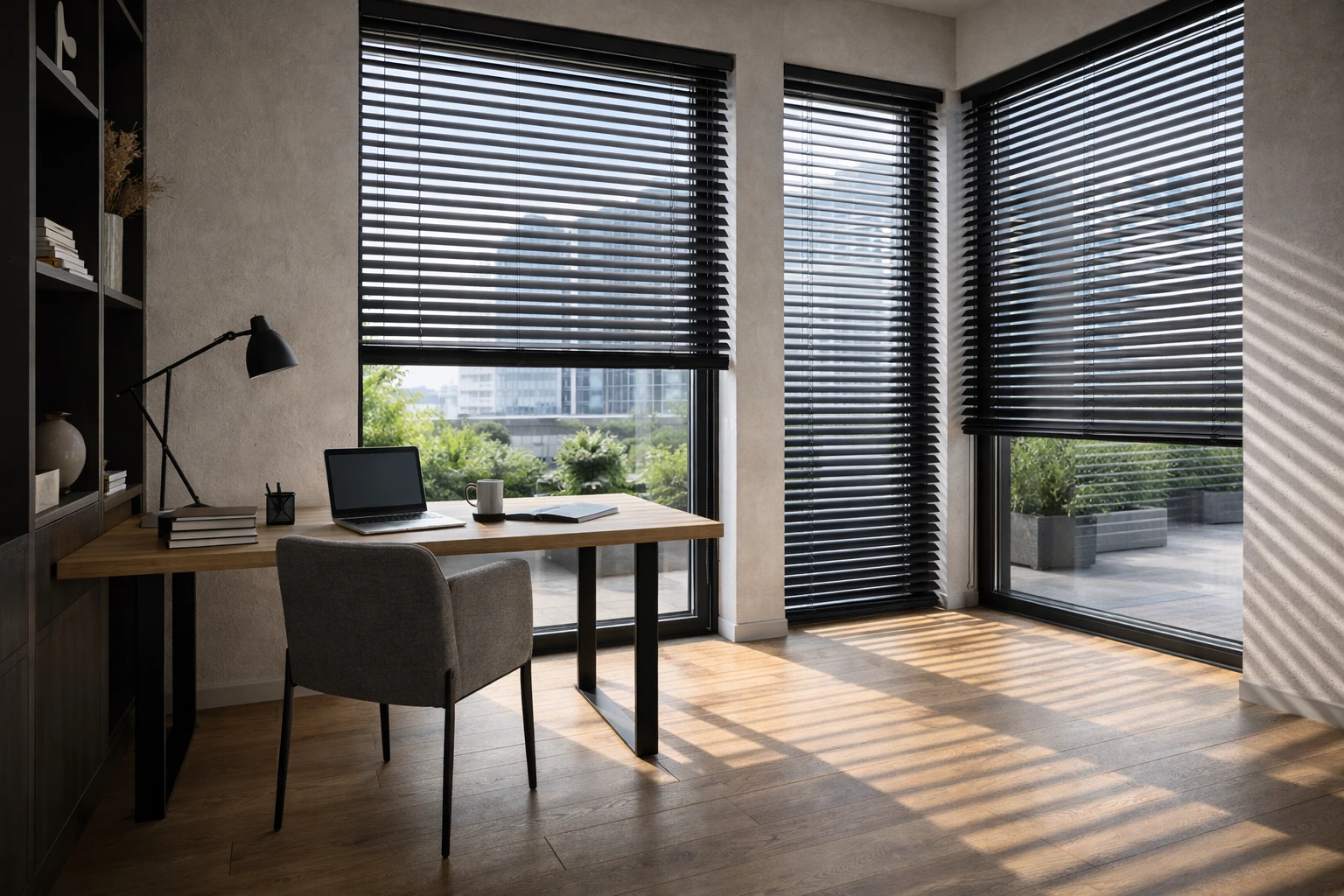 Veneziana con controllo fine della luce